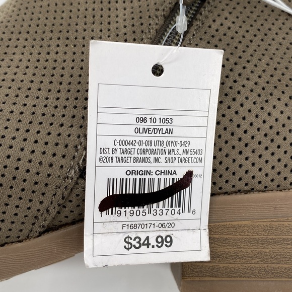 Universal Thread Olive Green Dylan Ankle Booties Size 11 - Picture 13 of 13